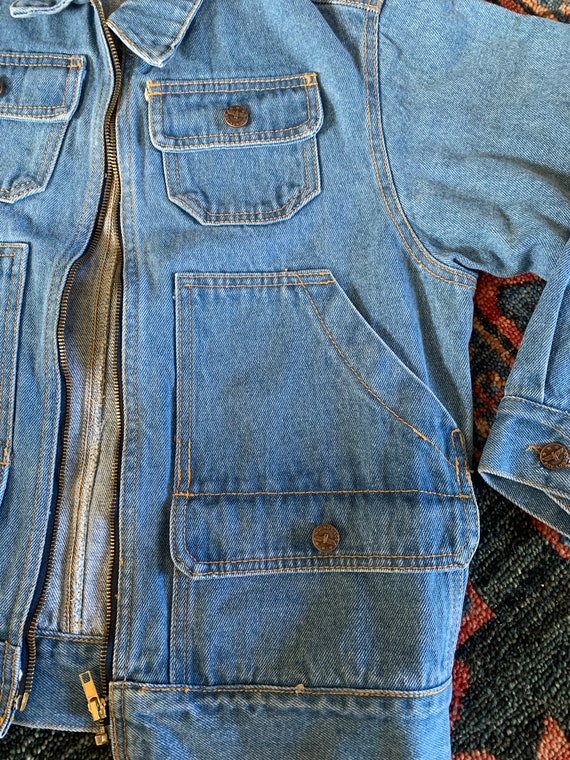 1990s Boy London Denim Jacket 100 Cotton Size 12… Gem