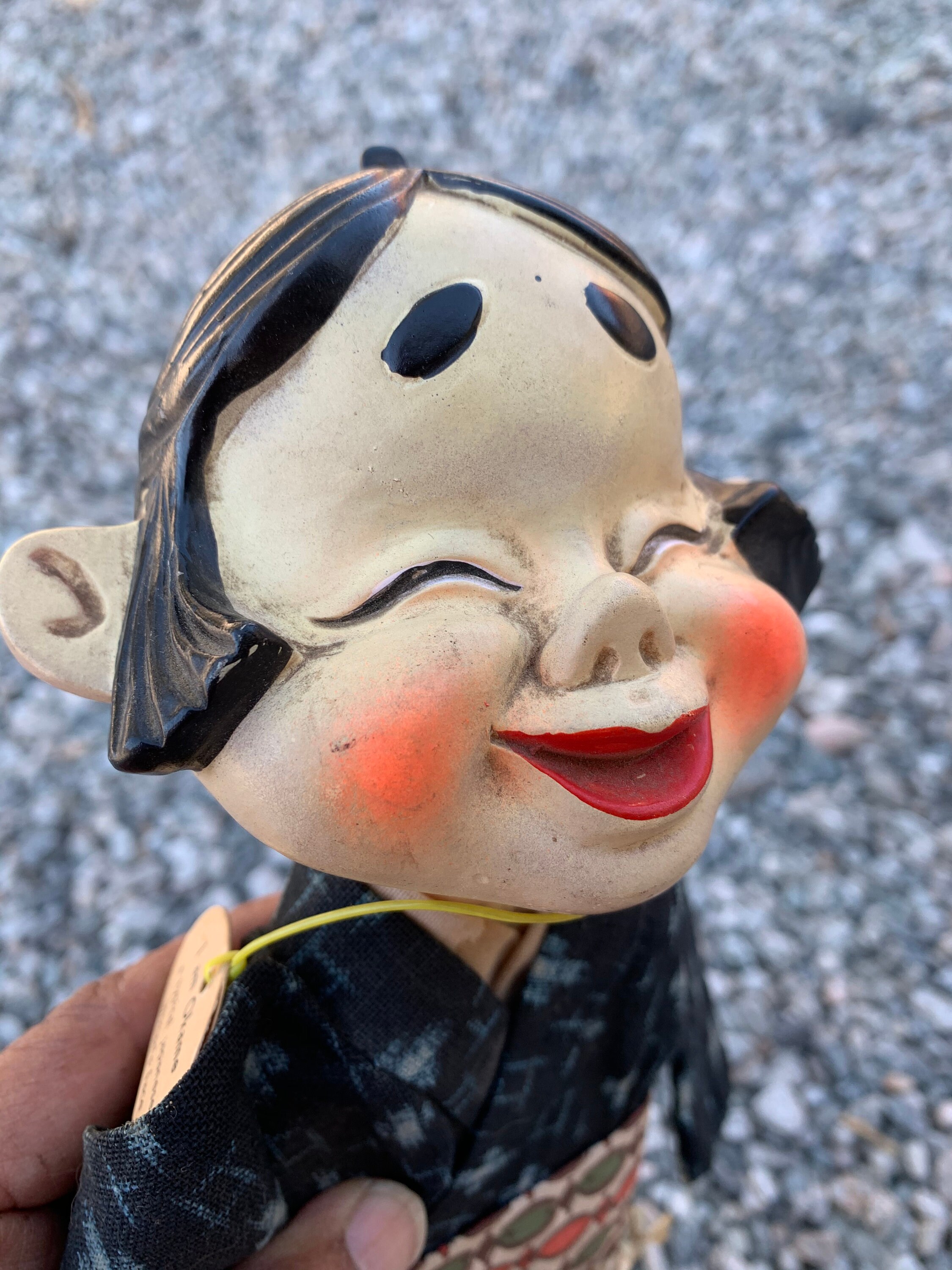 Vintage Japanese Puppet I Am Okame Japanese Etsy