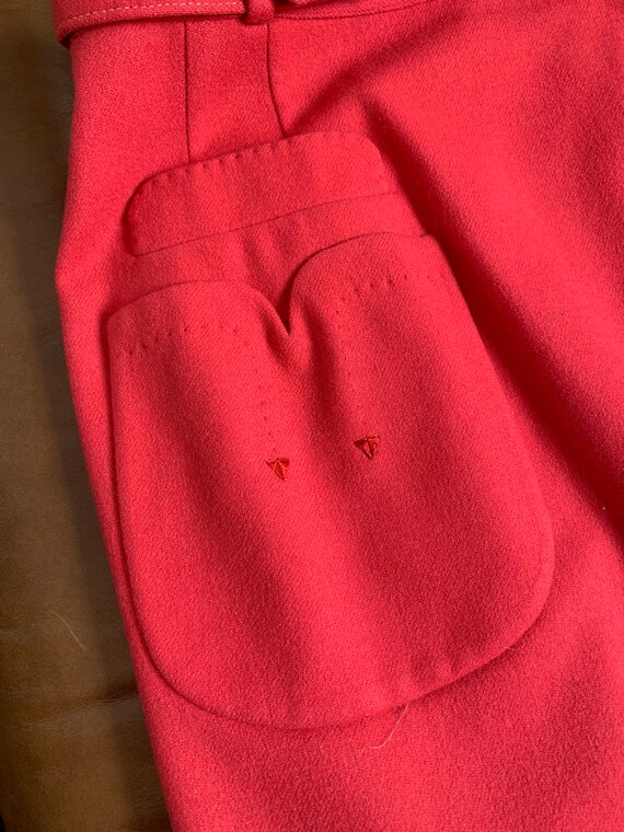 1950s Coral Pink Wool Skirt | Jackfin of New York 