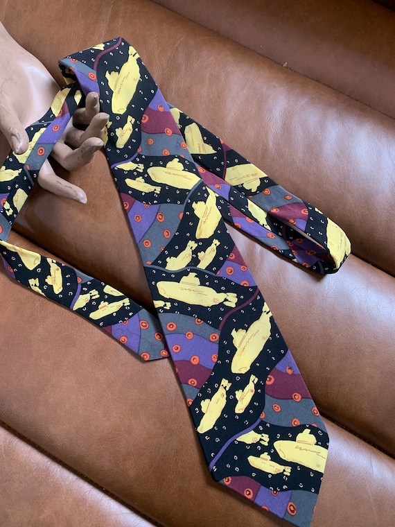 Beatles Novelty Print Tie | Yellow Submarine | By 