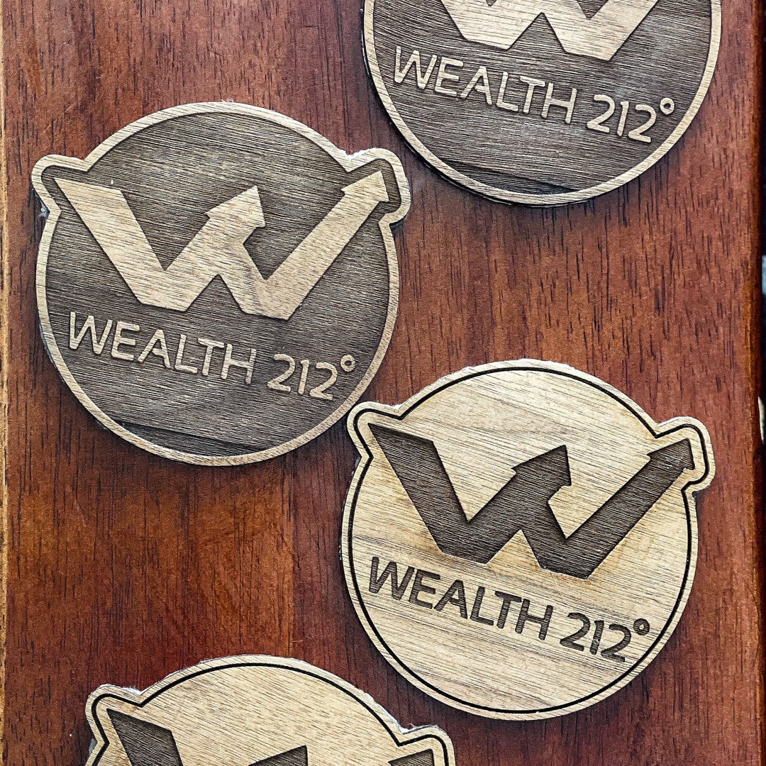 Laser Engraved Custom Logo Coasters Logo Coaster Business Etsy