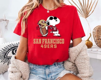 San Francisco 49ers Shirt, Cute Football Fan Art Tshirt, Game Day NFL Shirt, 49ers Gift, Digital Download