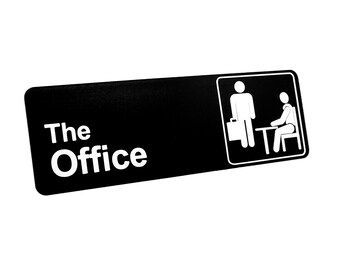 Individuell angefertigtes Büroschild von Dunder Mifflin für Fans der Serie