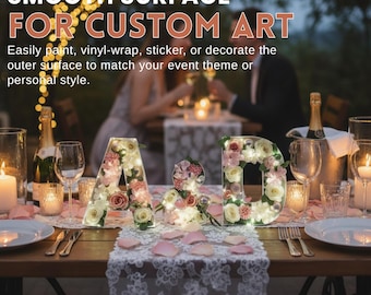 Fillable Letter Trays for Events – Wedding, Birthday, Party Freestanding Decor