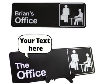 Personalisiertes Büroschild - Dunder Mifflin inspirierte Büroplakette