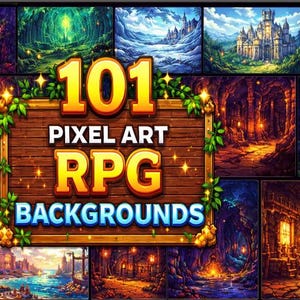 Pixel Art RPG Backgrounds  16-Bit Fantasy Scenes (1280×720, Parallax Ready)
