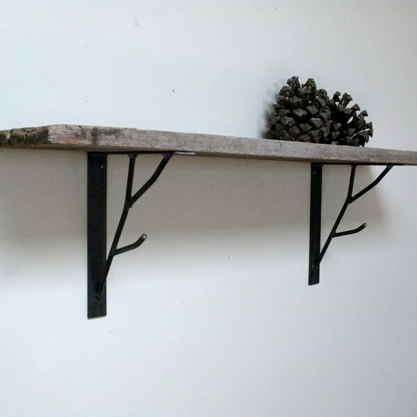Branch shelf bracket painted finish