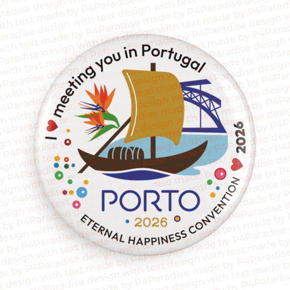 JW Porto Portugal congres 2026 koelkast magneet JW internationaal congres souvenir | jw.org | JW gift magnet jw congres cadeaus