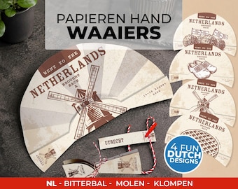 JW Congres Utrecht Nederland lastminute congres cadeautjes | directe download | Papieren waaier, molen, klompen, bitterbal, stroopwafel