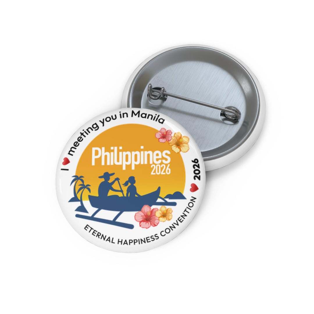 Manila Button Pin Manila JW International Convention 2026 Button Pin | Jw.org Pins ...