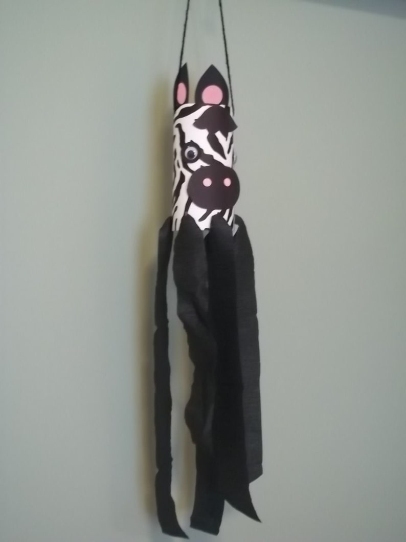 Z is for ZEBRA WINDSOCK craft kit