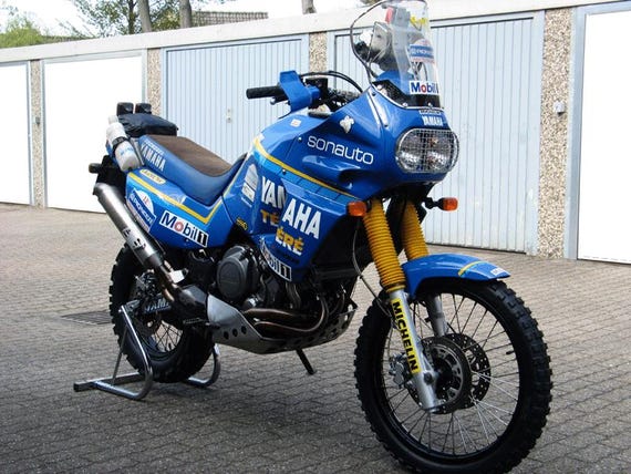 d*7様 YAMAHA Super R'nroller Yamaha XTZ750 Super Tenere Sonauto Rally Dakar Sticker / Decal Set