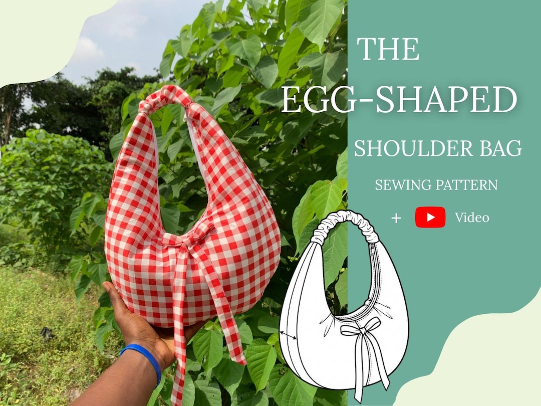 Slouchy Hobo Shoulder Bag Sewing Pattern | Tutorial Instructions ...