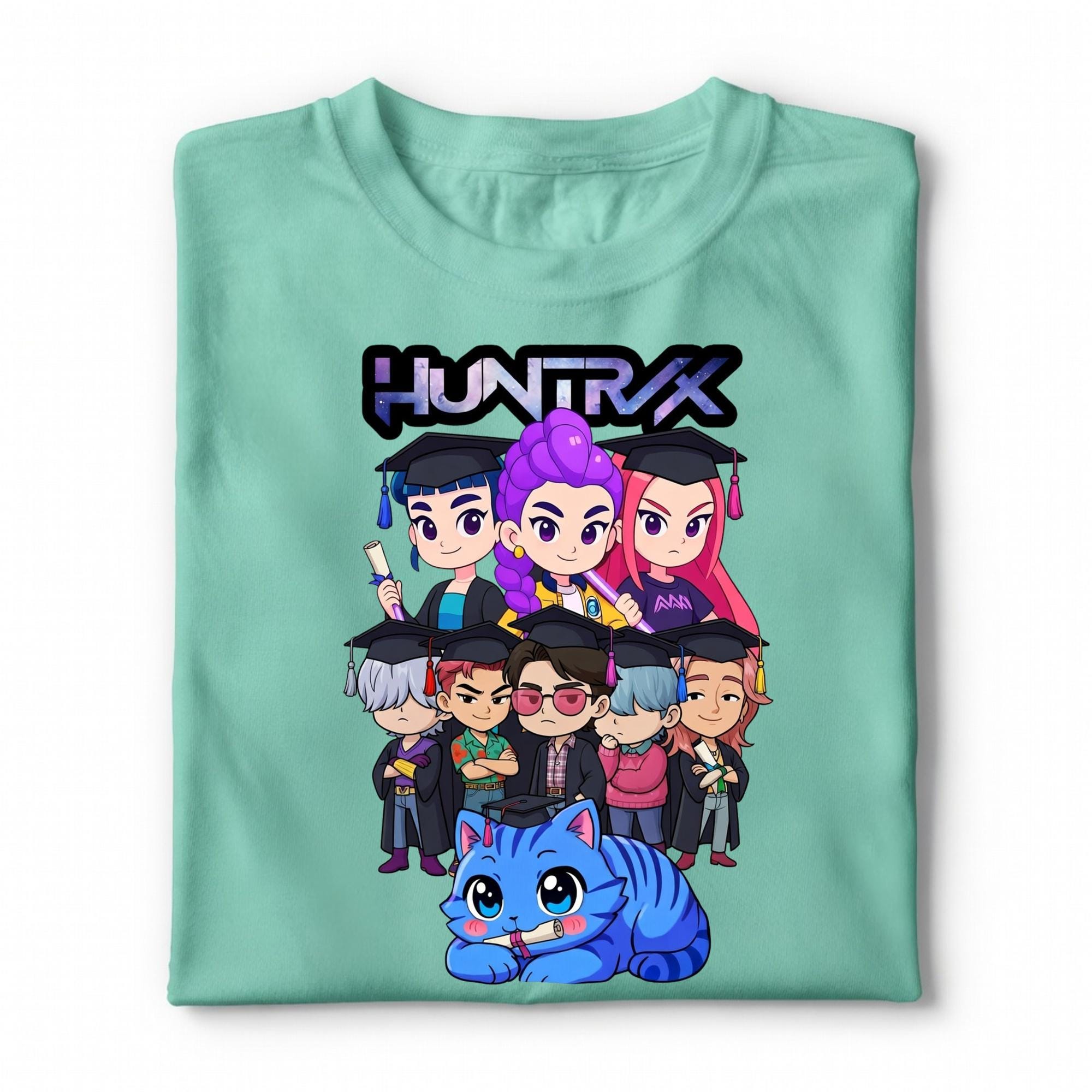 Huntrix Graduation Cap Huntrix Graduation Clipart PNG Bundle, Kpop Demon Hunter Clipart, Mira ...