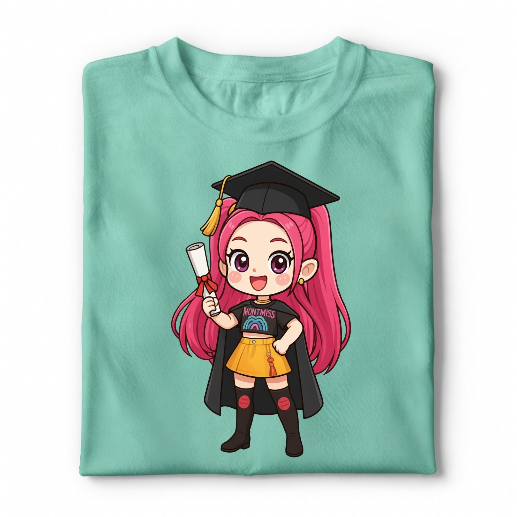 Huntrix Graduation Cap Huntrix Graduation Clipart PNG Bundle, Kpop Demon Hunter Clipart, Mira ...