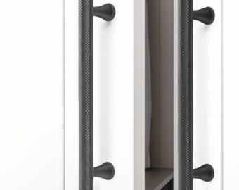 Tirador mate para armario de cocina, tiradores dorados para armario, tirador y pomo para armario.