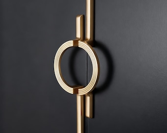 Maniglia per armadio e mobile, maniglia semicircolare per armadio, maniglia monoblocco per mobili