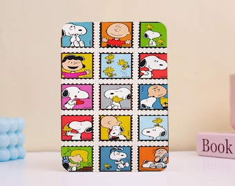 Peanuts Snoopy Stamps Kindle Case – Cozy Bookstore Autumn Blossom Art Cover