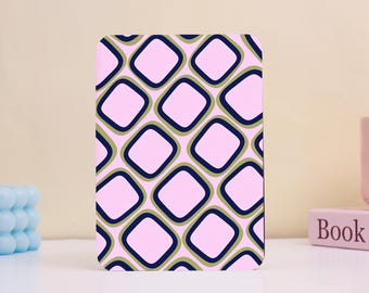 Creative Pink Cubes Collage Design Kindle Paperwhite Case-Handmade