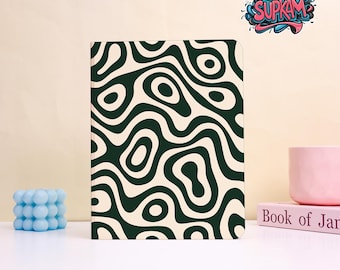 Custom Minimalist Wraparound Stripes Pattern Protective Cover for iPad- Handmade