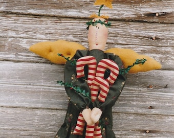 Zuckerstange Muster, Engel Puppe Muster, Primitive Engel Muster, Weihnachten Engel Muster, Zuckerstange Engel Muster, PDF Digital Download