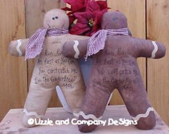 Lebkuchenpüppchen Muster, Lebkuchenmuster, Lebkuchenstickerei, Lauf, Lauf so schnell du kannst, PDF Digital Download