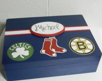 Keepsake Box/ Sports Theme/Made PER Order NOT ready to ship