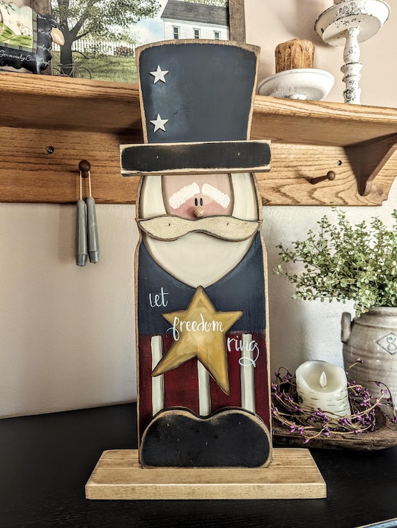 Wood Prim Uncle Sam/24