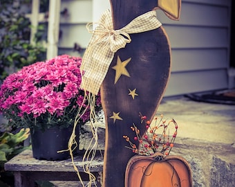 Primitive Standing Crow/3 Feet/Autumh Harvest Decor