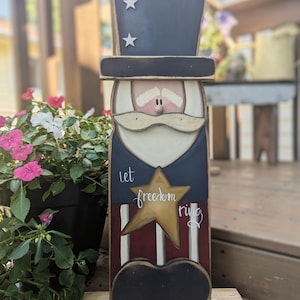 Wooden Uncle Sam - Etsy