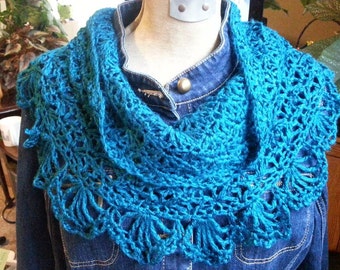 Open Shell Crochet Cowl - PDF Pattern