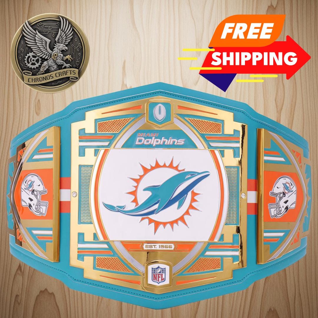 Miami Dolphin Belt - Etsy Canada