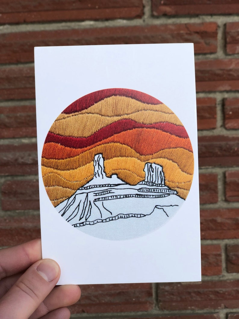 Castleton Tower Utah Postcard Print