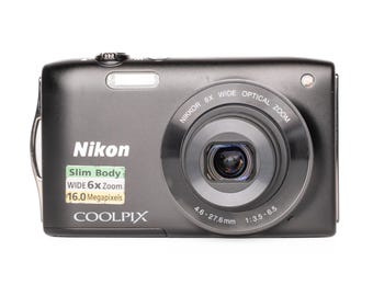 Nikon Coolpix S3000 - CCD デジタルカメラ (アクセサリ付き // テスト