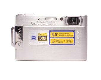 Black Sony Cybershot DSC-T300 With Touchscreen/point Shoot Camera
