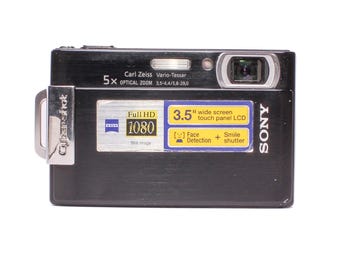 Sony Cyber-shot DSC-T5 Digital Camera (working, Shows Wear and