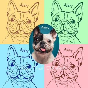 Custom Pet Portrait Digital File