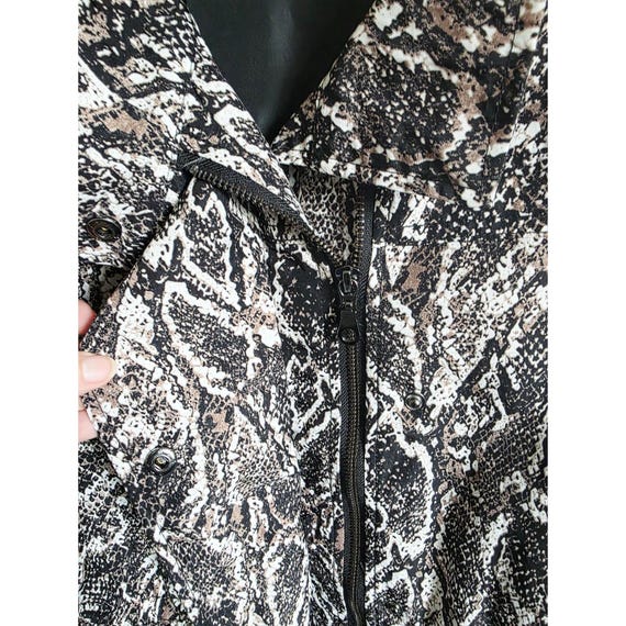 Soft Surroundings Viper Python Print Jacket VTG W… - image 7