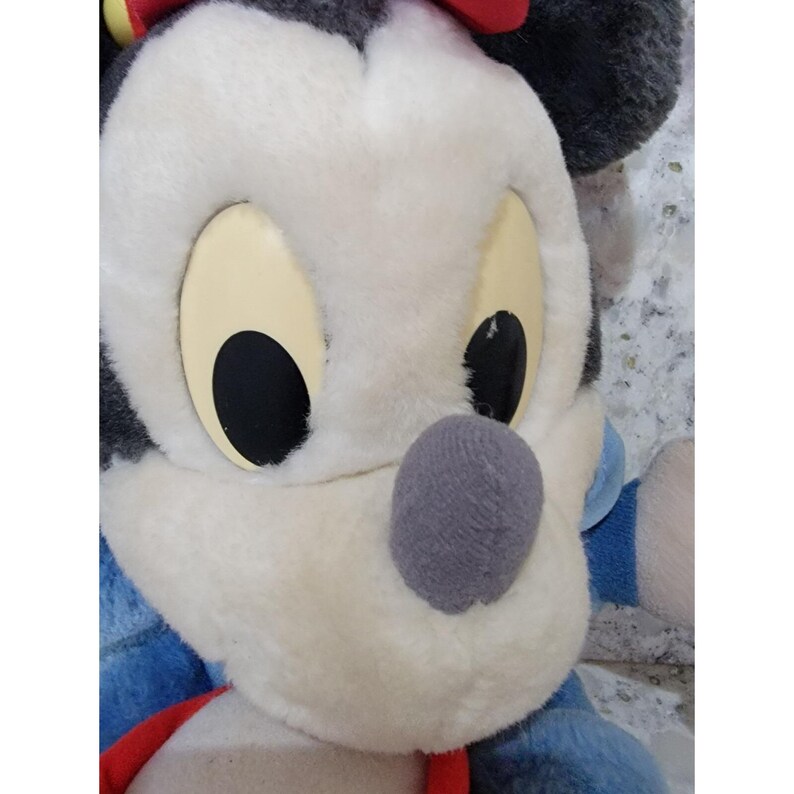 Vintage 11" Baby Mickey Mouse Plush Drummer Boy Disney - Applause image 3
