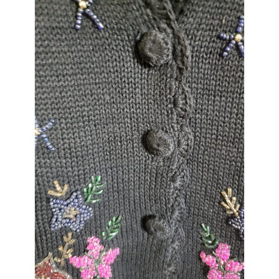 Studio Collections Patchwork Beaded Cotton Vest B… - image 5