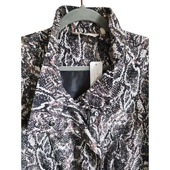 Soft Surroundings Viper Python Print Jacket VTG W… - image 3