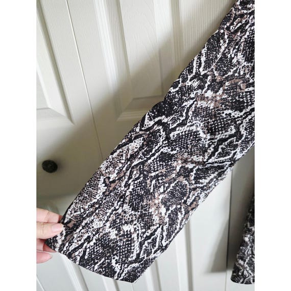 Soft Surroundings Viper Python Print Jacket VTG W… - image 10