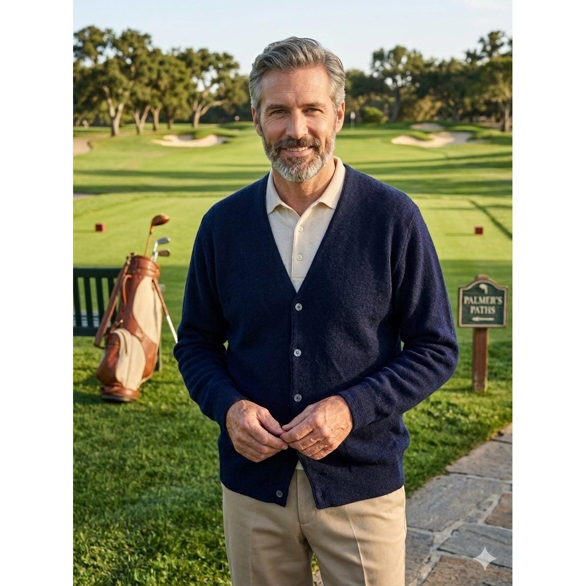 Arnold Palmer Cardigan - Etsy