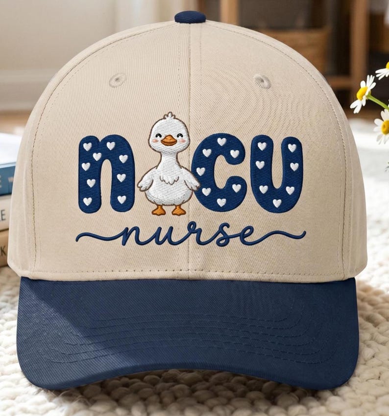NICU Nurse Goose Embroidered Cotton Hat Neonatal Pediatric Cap Etsy nicu-nurse-goose-embroidered-cotton-hat-neonatal-pediatric-cap-etsy