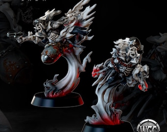 Kamikaze Phantoms Resin Figure: 3D Printed Tabletop Gaming Model