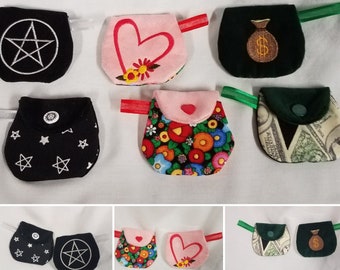 Velvet Spell Pockets: Amulet, Herb, Talisman Pouches
