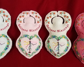Goddess Doll:  Beltane Blessings; altar, sabbat, wicca, decoration, maypole dance, MADE TO ORDER