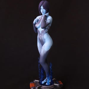 Figura de Cyber Warden - Estatua pintada a mano con gran nivel de detalle - Escultura de colección