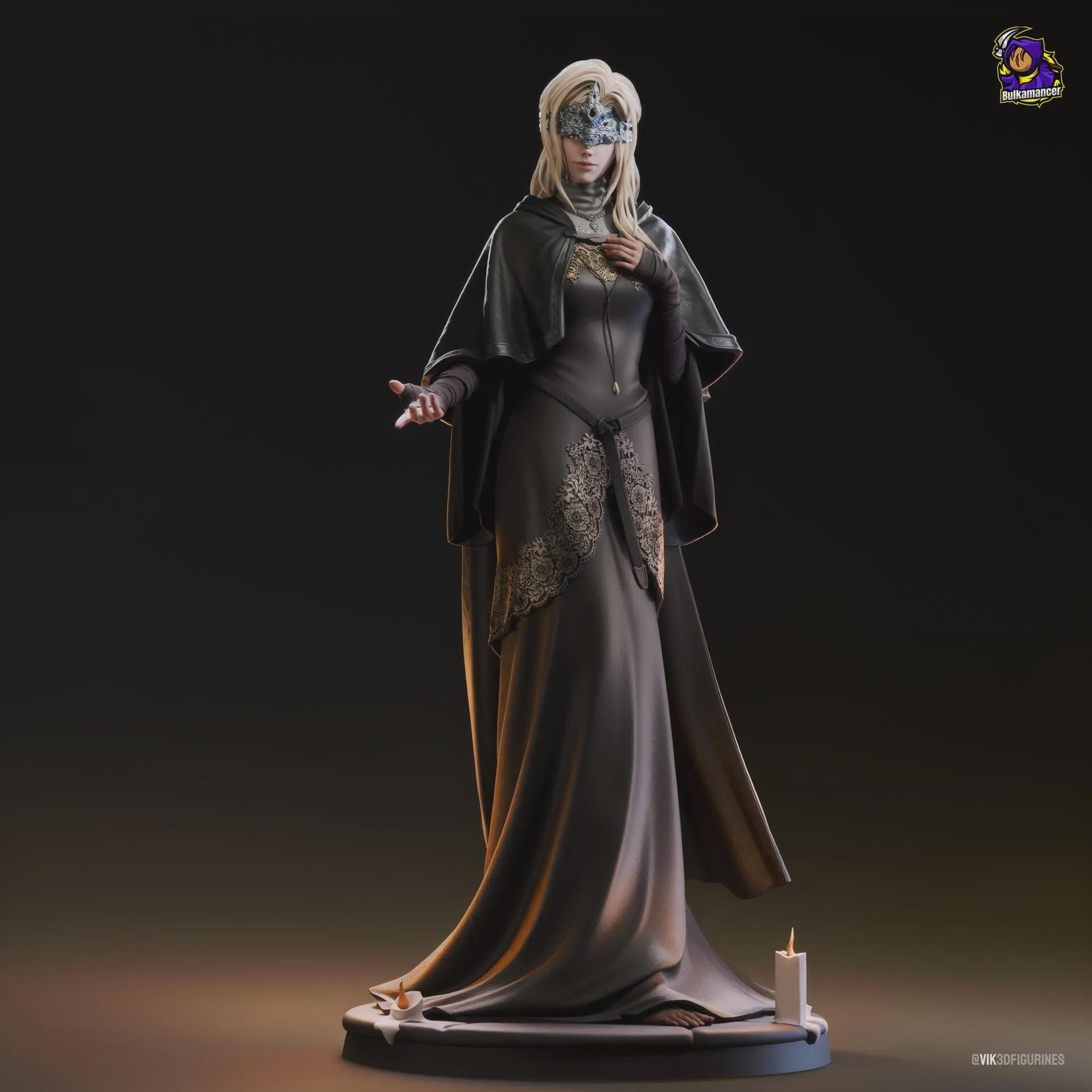 グウィネヴィア DARK SOULS 未塗装未組立 フィギュア ガレージキット