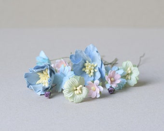 15-40 mm / 33   Mixed  Paper  flowers